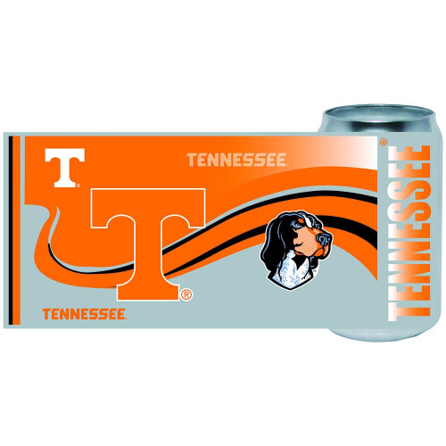Tennessee Volunteers 16 oz. Chrome Colored Can Holder