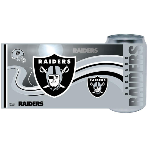 Las Vegas Raiders 16 oz. Chrome Colored Can Holder