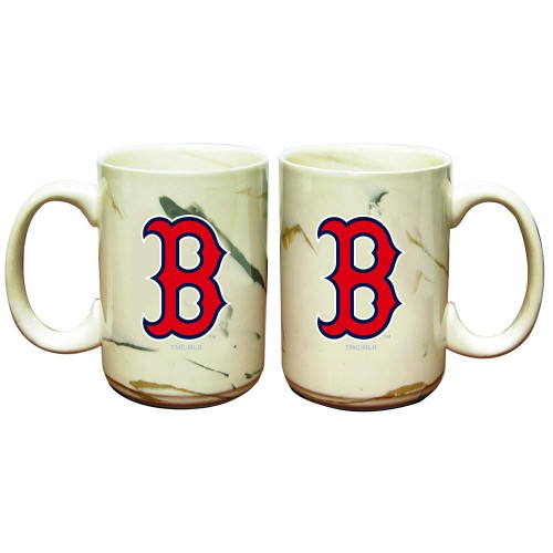 Boston Red Sox Marbled Mug