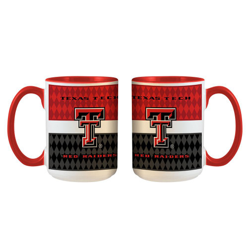 Texas Tech Red Raiders 15 oz. White Mug with Inner Color