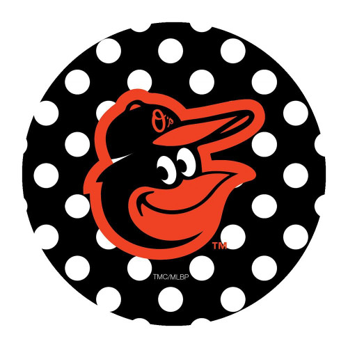 Baltimore Orioles Polka Dot Coaster