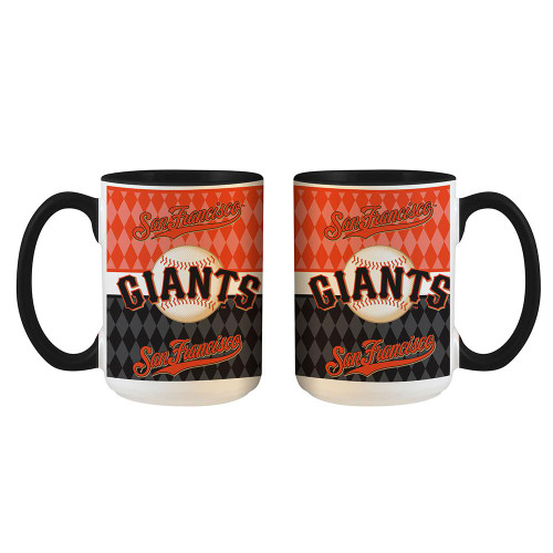 San Francisco Giants 15 oz. White Mug with Inner Color