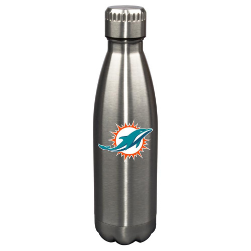 Miami Dolphins 17 oz. Stainless Steel Water Bottle