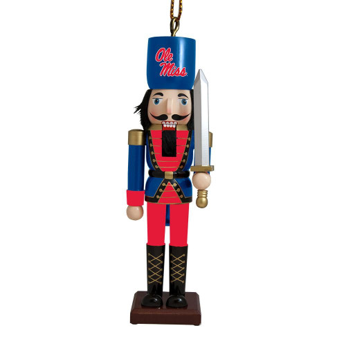 Ole Miss Rebels Nutcracker Ornament