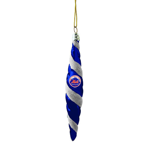 New York Mets Team Color Swirl Ornament