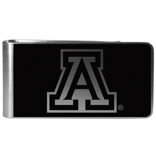 Arizona Wildcats Black and Steel Money Clip