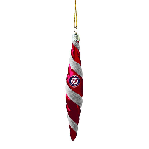 Washington Nationals Team Color Swirl Ornament