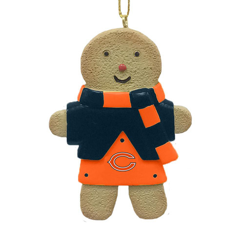 Chicago Bears Gingerbread Man Ornament