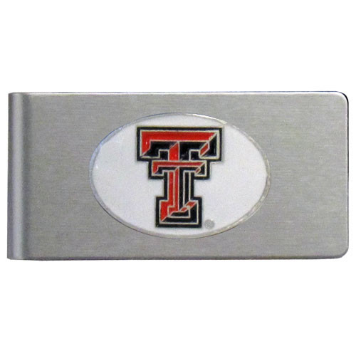 Texas Tech Red Raiders Brushed Metal Money Clip