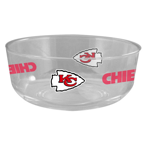 Kansas City Chiefs 46 oz. Glass Serving Bowl