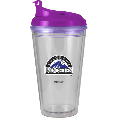 Colorado Rockies 16 oz. Plastic Double Wall Tumbler