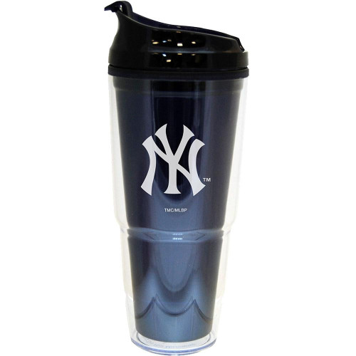 New York Yankees 20 oz. Plastic Double Wall Tumbler