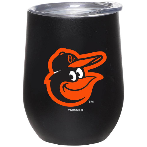 Baltimore Orioles 12 oz. Stainless Steel Matte Stemless Tumbler