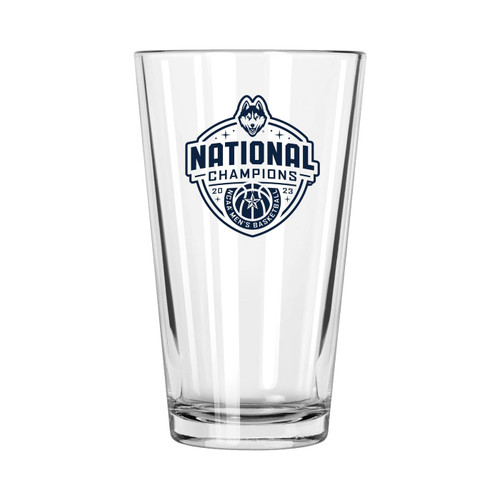 Connecticut Huskies National Champs 16 oz. Pint Glass