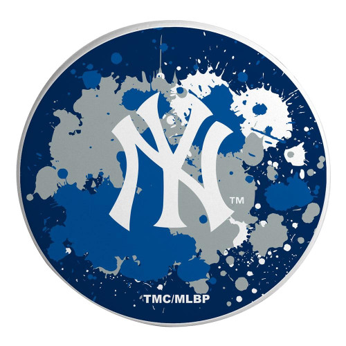 New York Yankees Paint Splatter Coaster