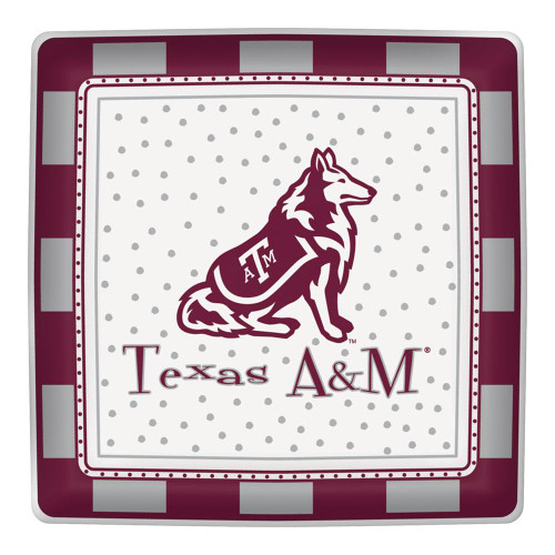 Texas A&M Aggies Ceramic Square Plate