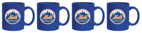 New York Mets 4-Pack Cermaic Mug Set
