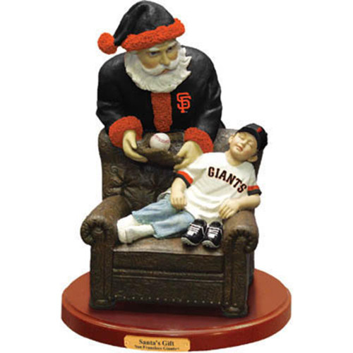San Francisco Giants Santa's Gift Figurine
