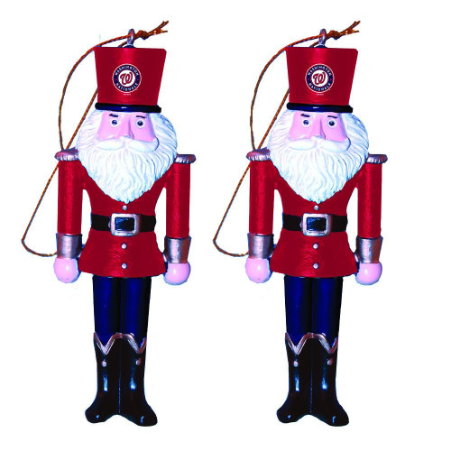 Washington Nationals 2-Pack Nutcracker Ornament Set