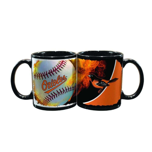 Baltimore Orioles 15 oz. Flame Mug