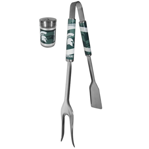 Michigan State Spartans 3 in 1 BBQ Tool and Salt & Pepper Shaker