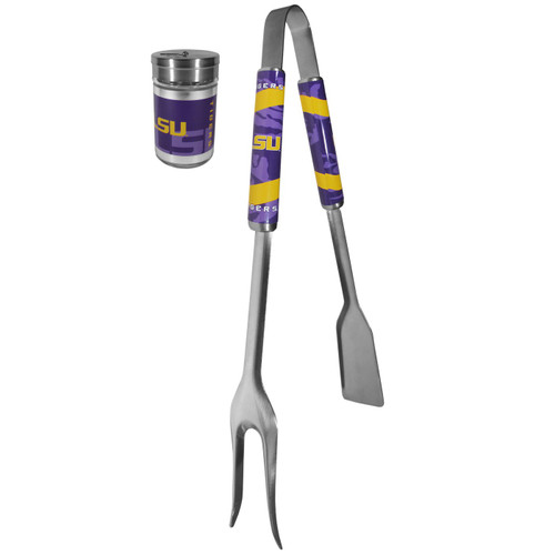 LSU Tigers 3 in 1 BBQ Tool and Salt & Pepper Shaker