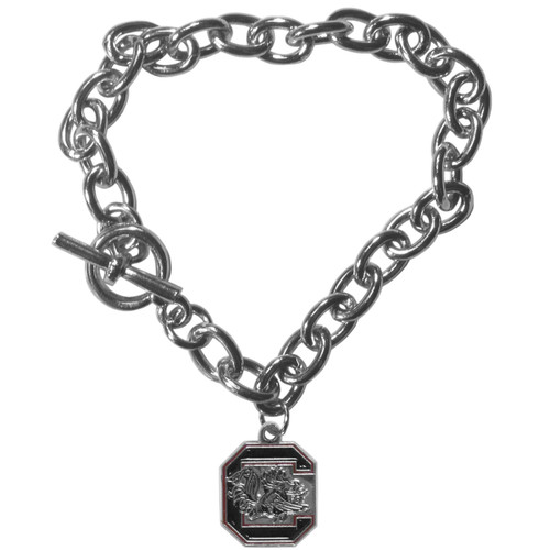 South Carolina Gamecocks Charm Chain Bracelet