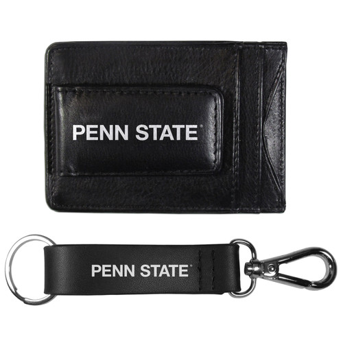 Penn State Nittany Lions Leather Cash & Cardholder & Strap Key Chain