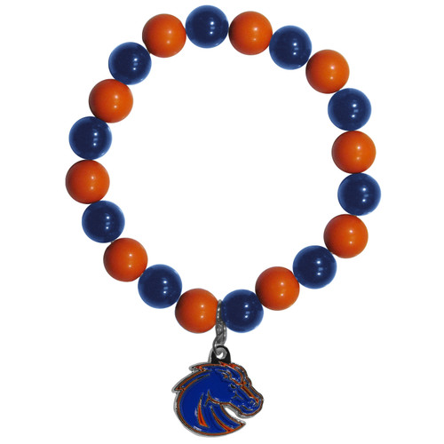 Boise State Broncos Fan Bead Bracelet