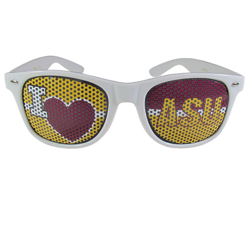 Arizona State Sun Devils White I Heart Game Day Shades