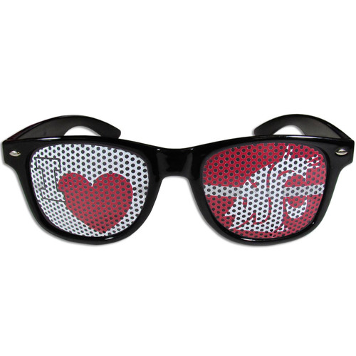 Washington State Cougars Black I Heart Game Day Shades