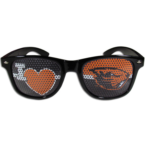 Oregon State Beavers Black I Heart Game Day Shades