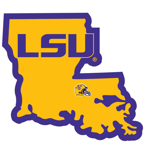 LSU Tigers Home State Decal