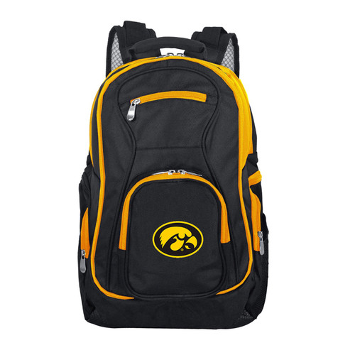 NCAA Iowa Hawkeyes Colored Trim Premium Laptop Backpack