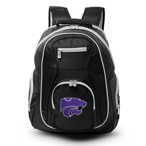 NCAA Kansas State Wildcats Colored Trim Premium Laptop Backpack