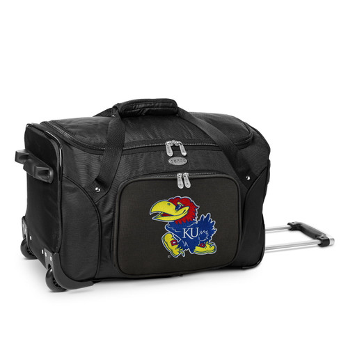 Kansas Jayhawks 22" Rolling Duffle Bag