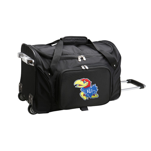 Kansas Jayhawks 22" Rolling Duffle Bag