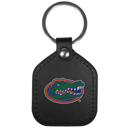 Florida Gators Leather Square Key Chain