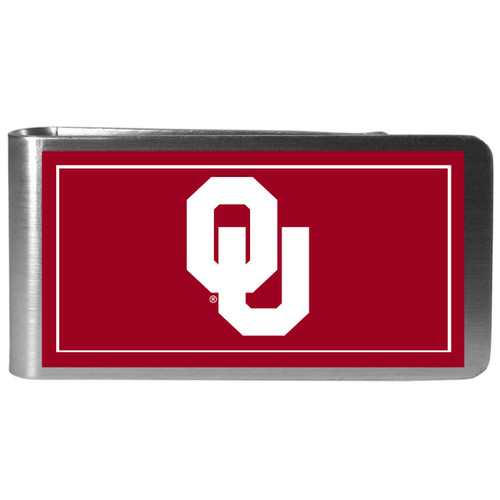 Oklahoma Sooners Steel Logo Money Clip