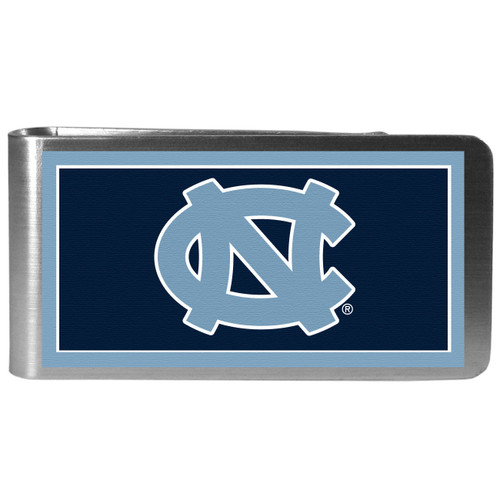 North Carolina Tar Heels Steel Logo Money Clip