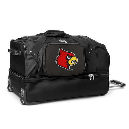 Louisville Cardinals 27" Drop Bottom Wheeled Duffle Bag