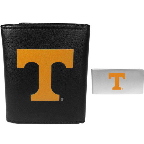 Tennessee Volunteers Leather Tri-fold Wallet & Money Clip