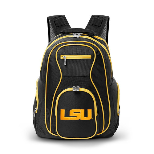 NCAA Louisiana Tigers Colored Trim Premium Laptop Backpack