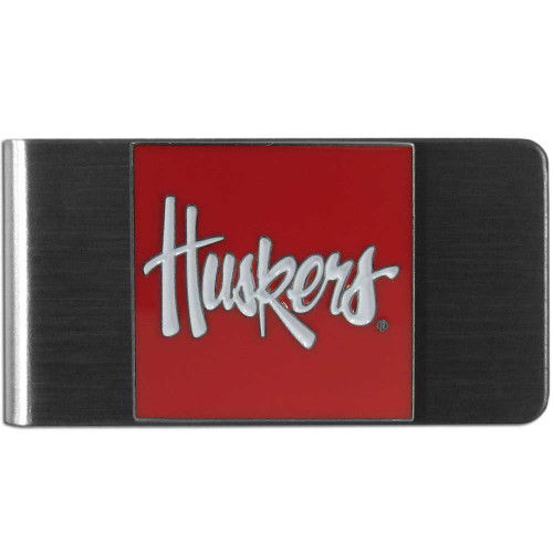 Nebraska Cornhuskers Steel Money Clip