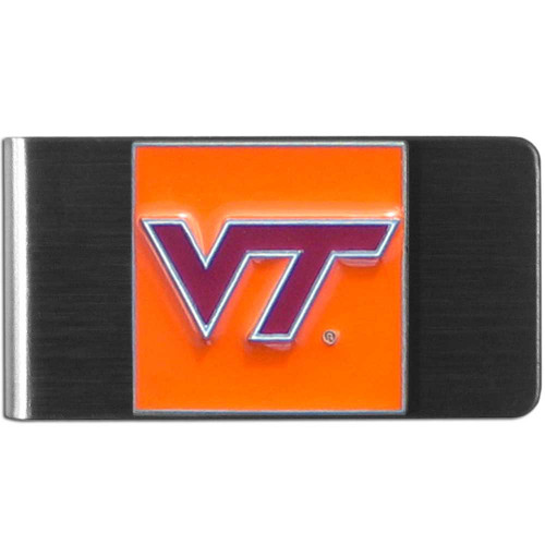 Virginia Tech Hokies Steel Money Clip