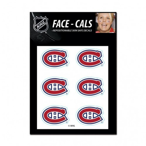 Montreal Canadiens Tattoo Face Decals