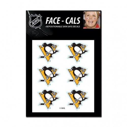 Pittsburgh Penguins Tattoo Face Decals