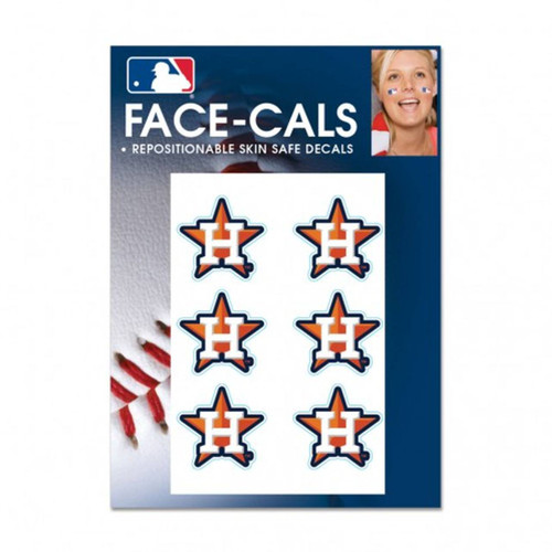 Houston Astros Tattoo Face Decals