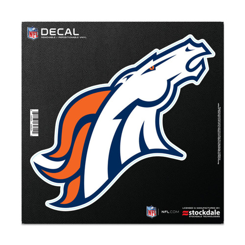 Denver Broncos 6" x 6" All Surface Logo Decal