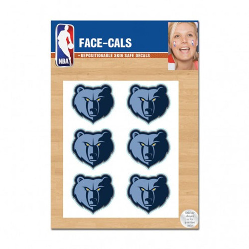 Memphis Grizzlies Tattoo Face Decals